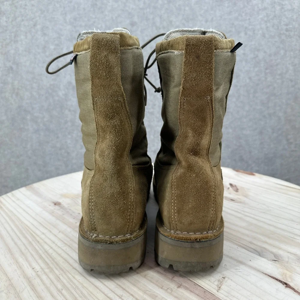 Danner Combat Boots Mens 9 Tan Suede Nylon Made in USA Tactical Hiking GTX 26000